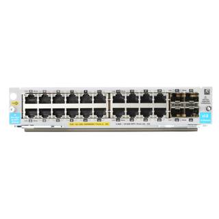 J9990A HPE 20-port 10/100/1000T PoE+/4-port 1G/10GbE SFP+ Modul