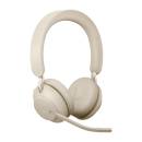 26599-989-888 Jabra Evolve2 65 Link380c UC Stereo with Charging Stand Beige