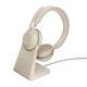 26599-989-888 Jabra Evolve2 65 Link380c UC Stereo with Charging Stand Beige