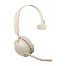 26599-899-988 Jabra Evolve2 65 Link380a MS Mono with Charging Stand Beige