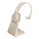 26599-899-988 Jabra Evolve2 65 Link380a MS Mono with Charging Stand Beige