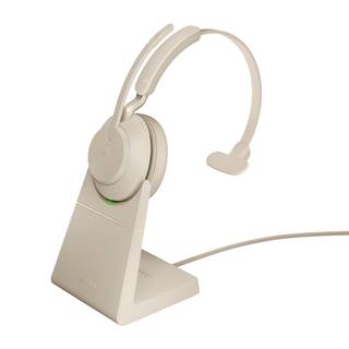 26599-899-888 Jabra Evolve2 65 Link380c MS Mono with Charging Stand Beige
